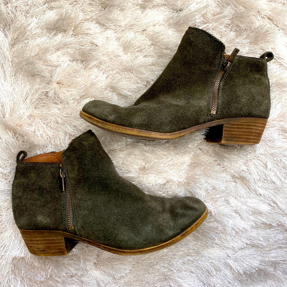 Lucky Brand Suede Booties